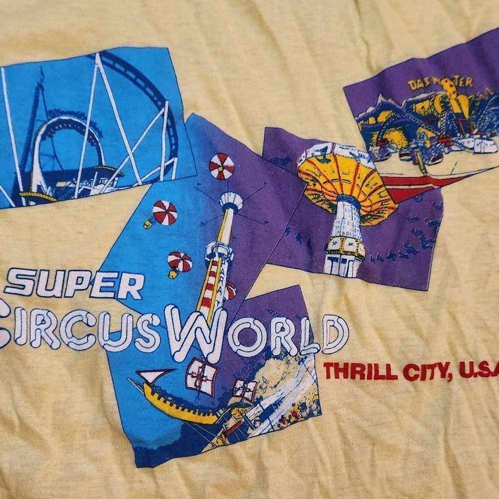 Vintage 70s 80s Circus World Thrill City USA sing… - image 3