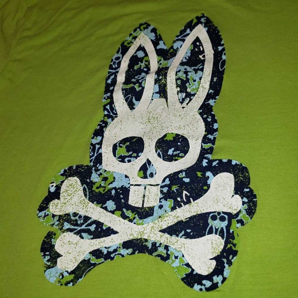 PSYCHO BUNNY Skull & Crossbones Bunny Logo Men's … - image 2