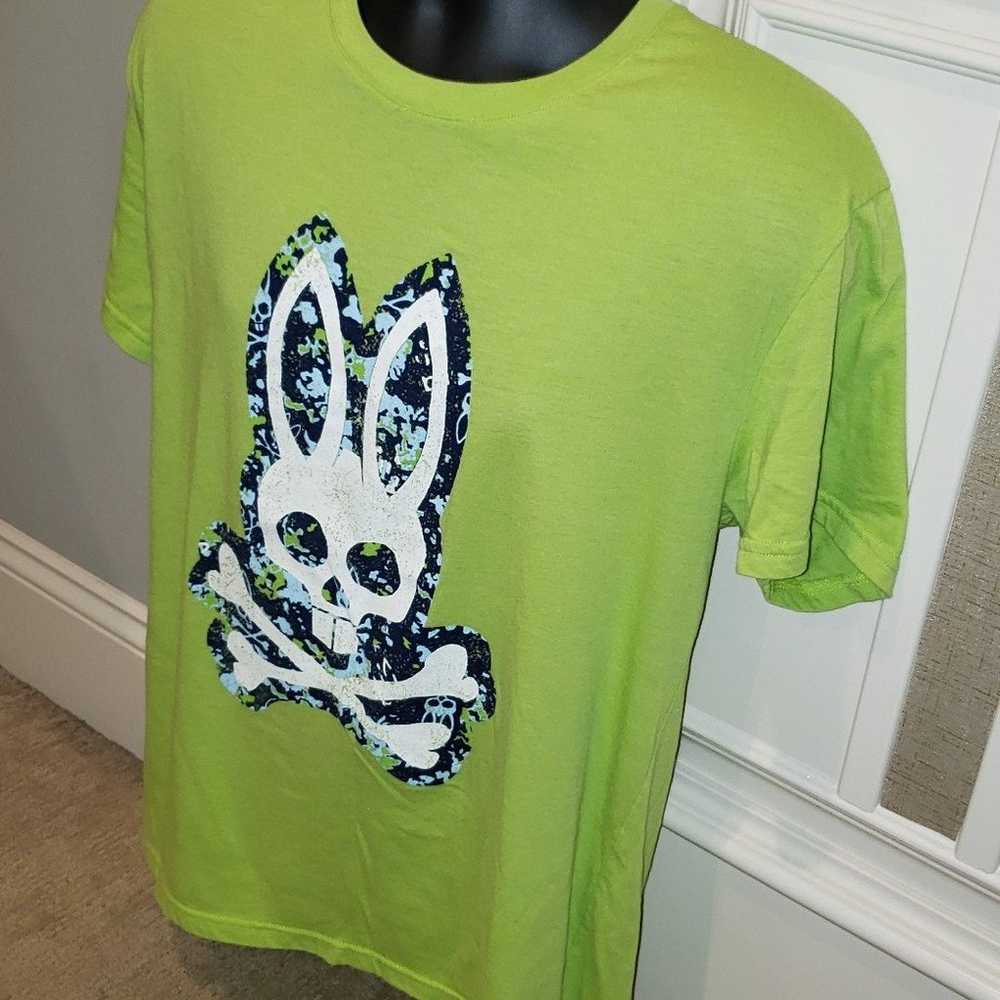 PSYCHO BUNNY Skull & Crossbones Bunny Logo Men's … - image 8