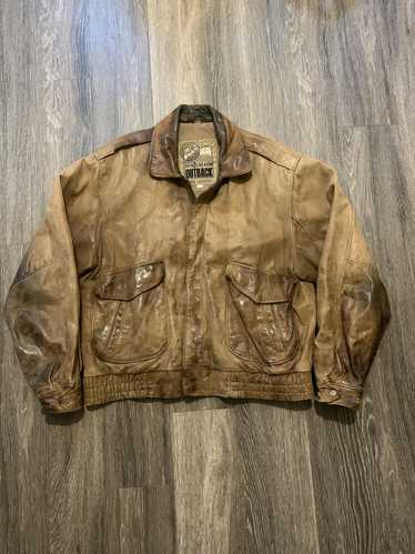 Avirex × Leather Jacket × Vintage Vintage 80s Type