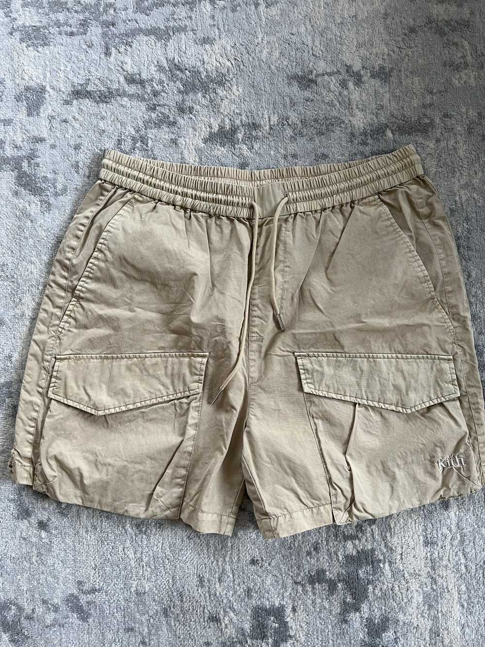 Kith Kith Cream Boreum Shorts Washed Cotton Cargo - image 1
