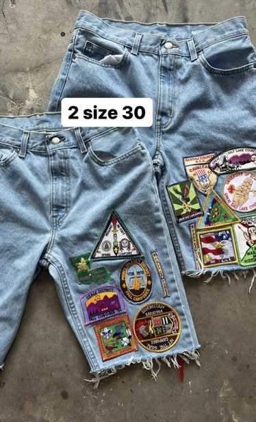Custom × Streetwear × Vintage Jean shorts custom p