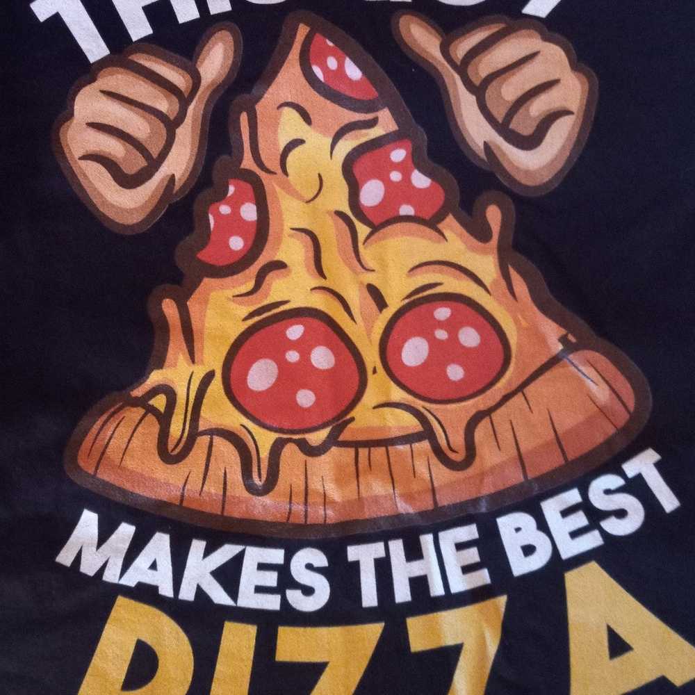 2 Pizza shirts Men S Youth 2XL - image 2