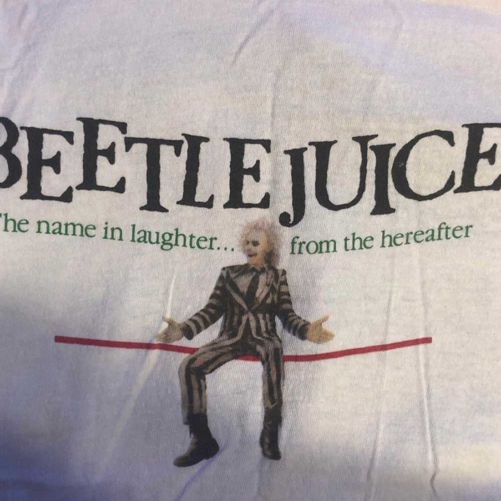 Original Rare Vintage Beetlejuice Boo! Who? Shirt… - image 4