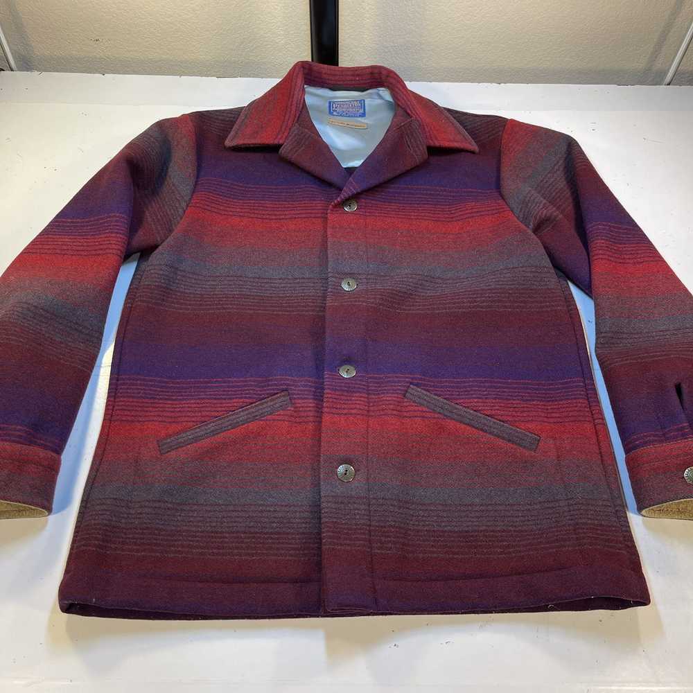 Pendleton VINTAGE PENDLETON WOOL WESTERN WEAR AZT… - image 1