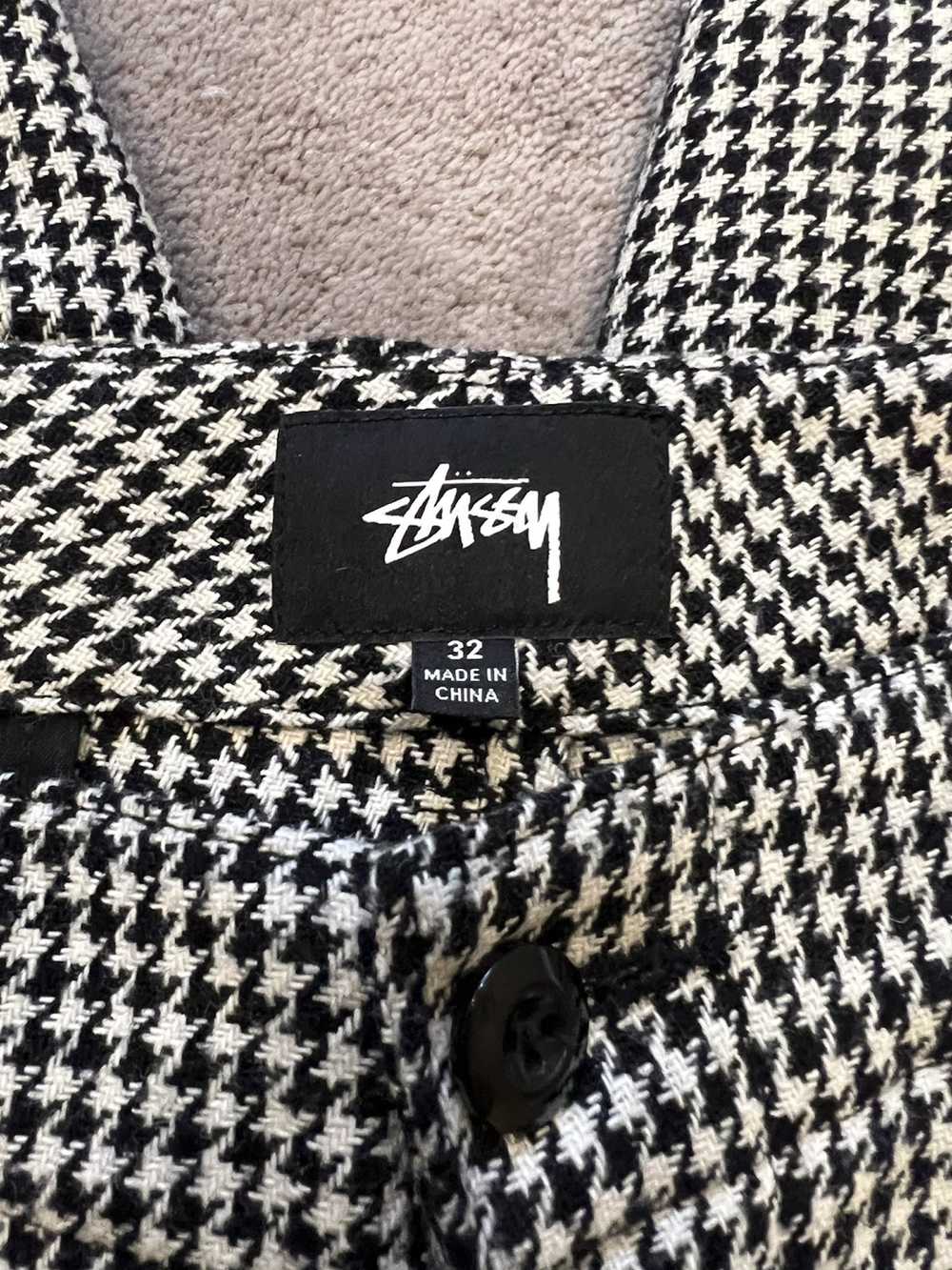 Stussy Stussy Houndstooth Double Knee Cargo - image 3