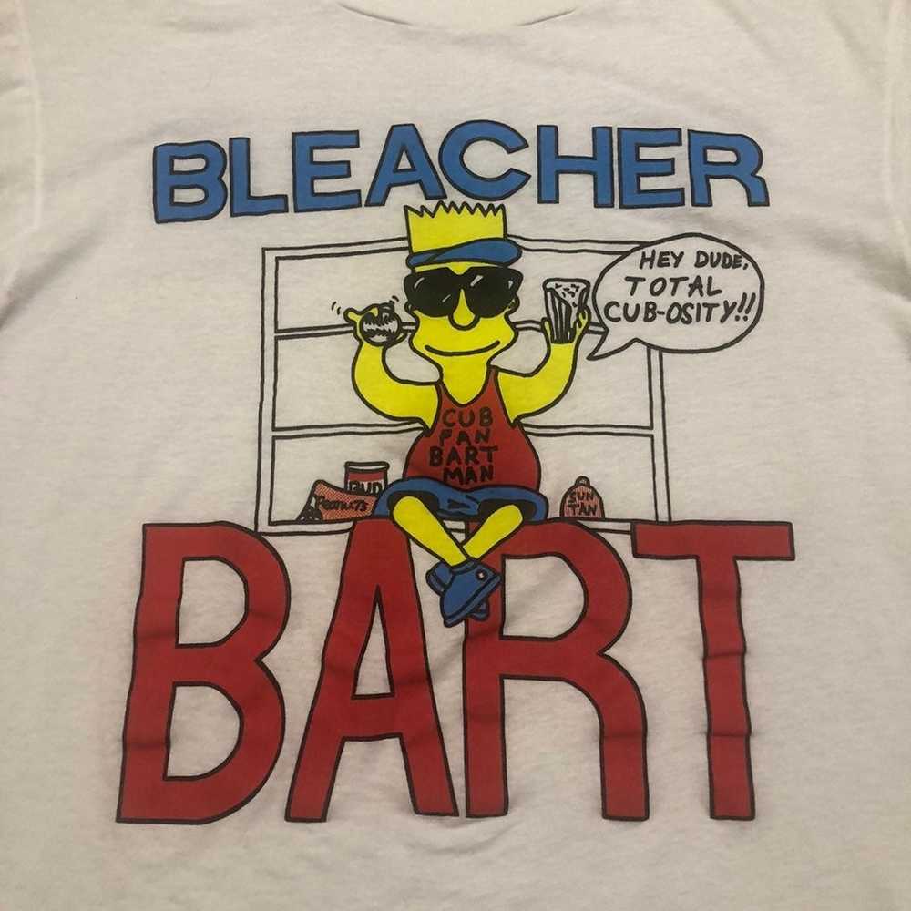 Vintage chicago Cubs BLEACHER BART Bart Simpson s… - image 2