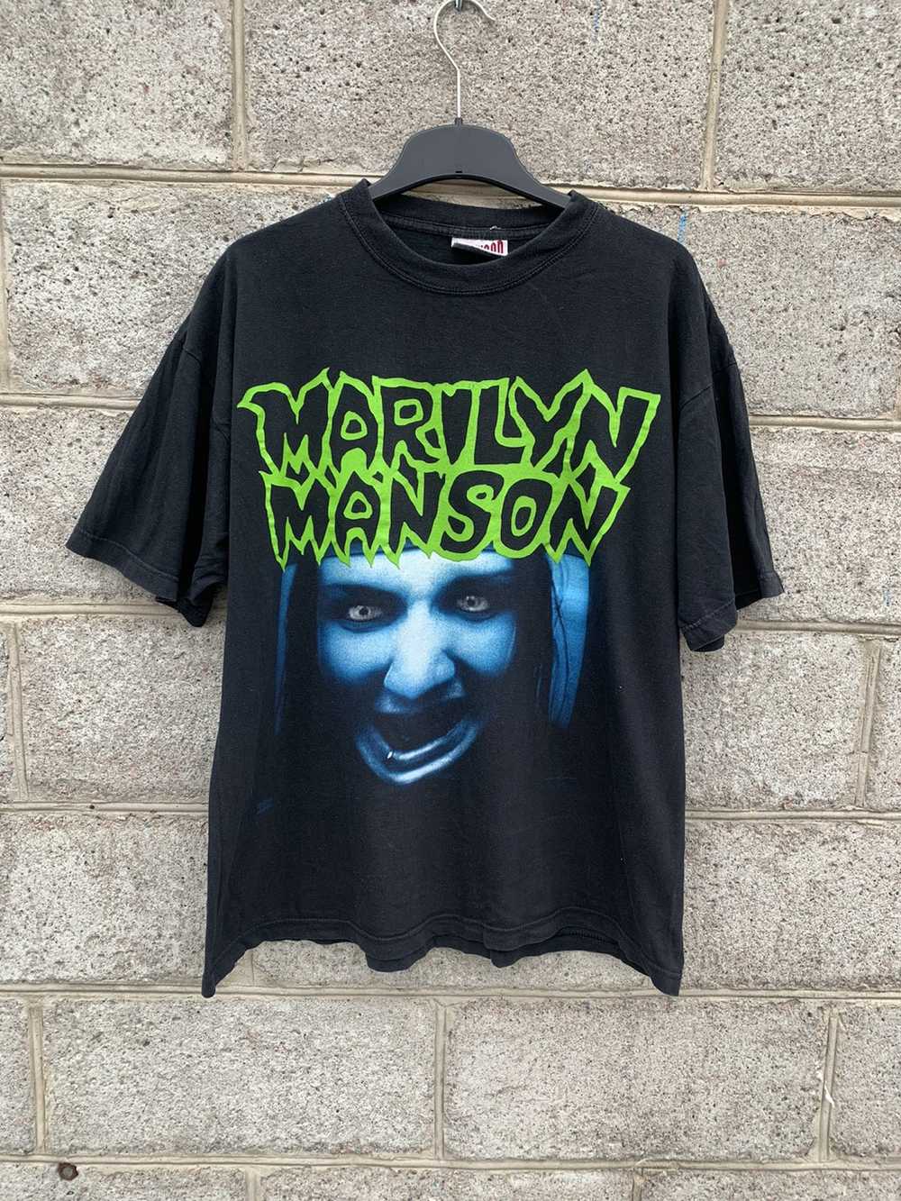Band Tees × Marilyn Manson × Vintage RARE Vintage… - image 1