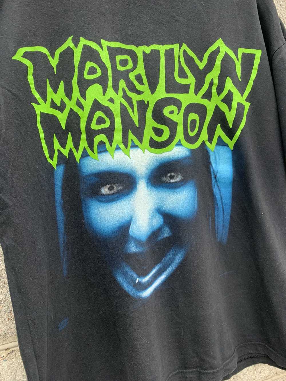 Band Tees × Marilyn Manson × Vintage RARE Vintage… - image 2