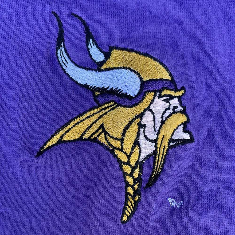 Rare Vintage 90s Purple Minnesota Vikings Jostens… - image 5
