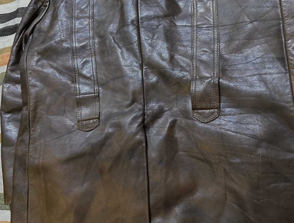 Leather Jacket × Vintage Vintage 60s Swedish Deer… - image 11