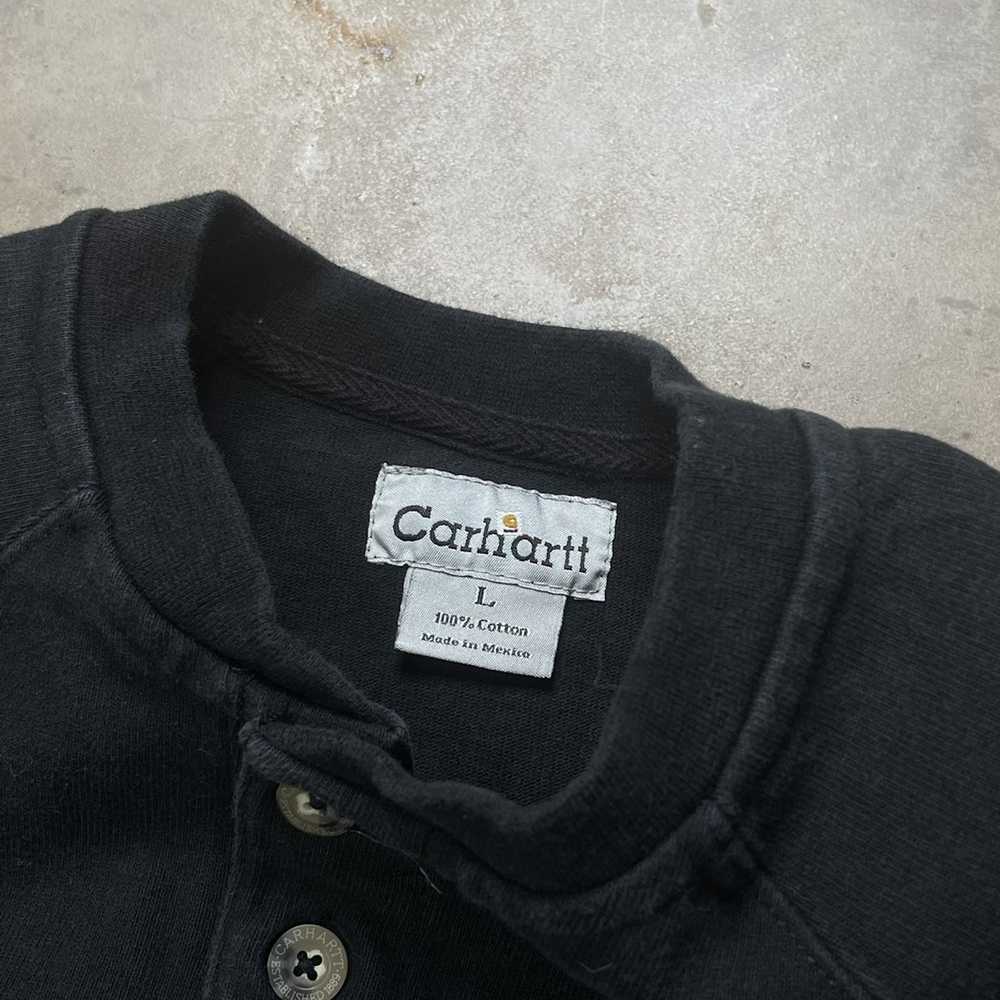 Carhartt × Vintage Vintage Carhartt Henley Long S… - image 4