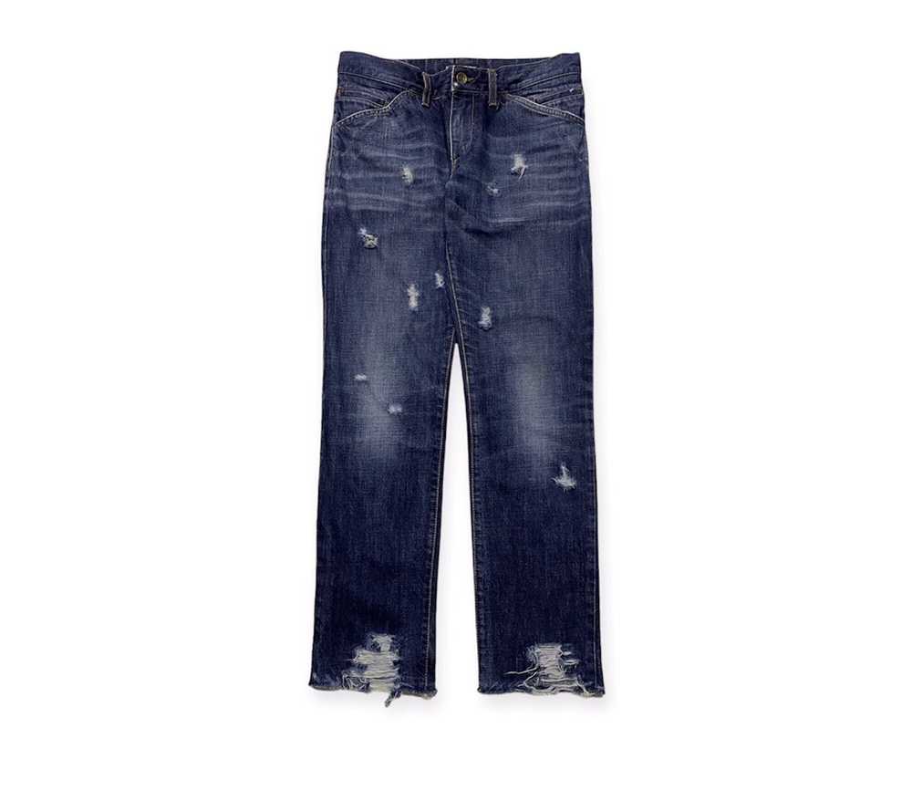 DOLCE&GABBANA Damage crushed Denim Pant - パンツ