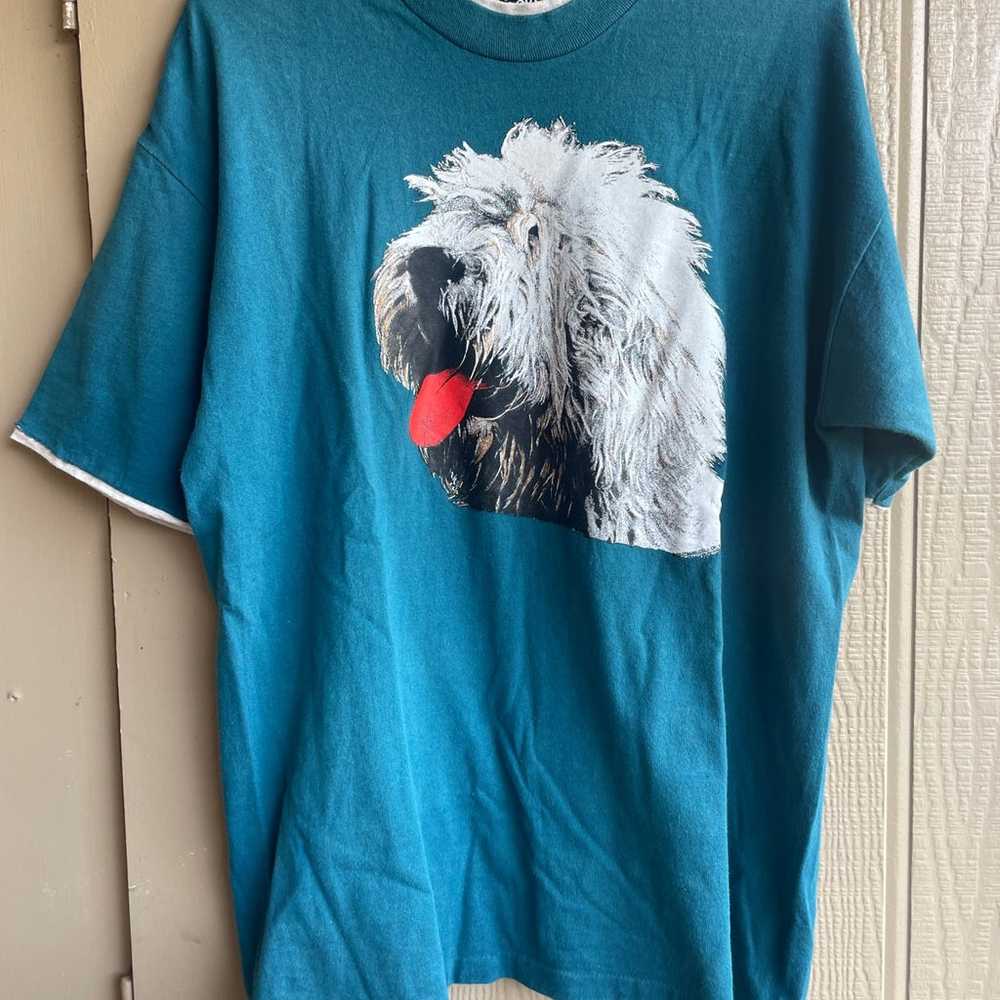 80s Vintage Dog T Shirt - image 1