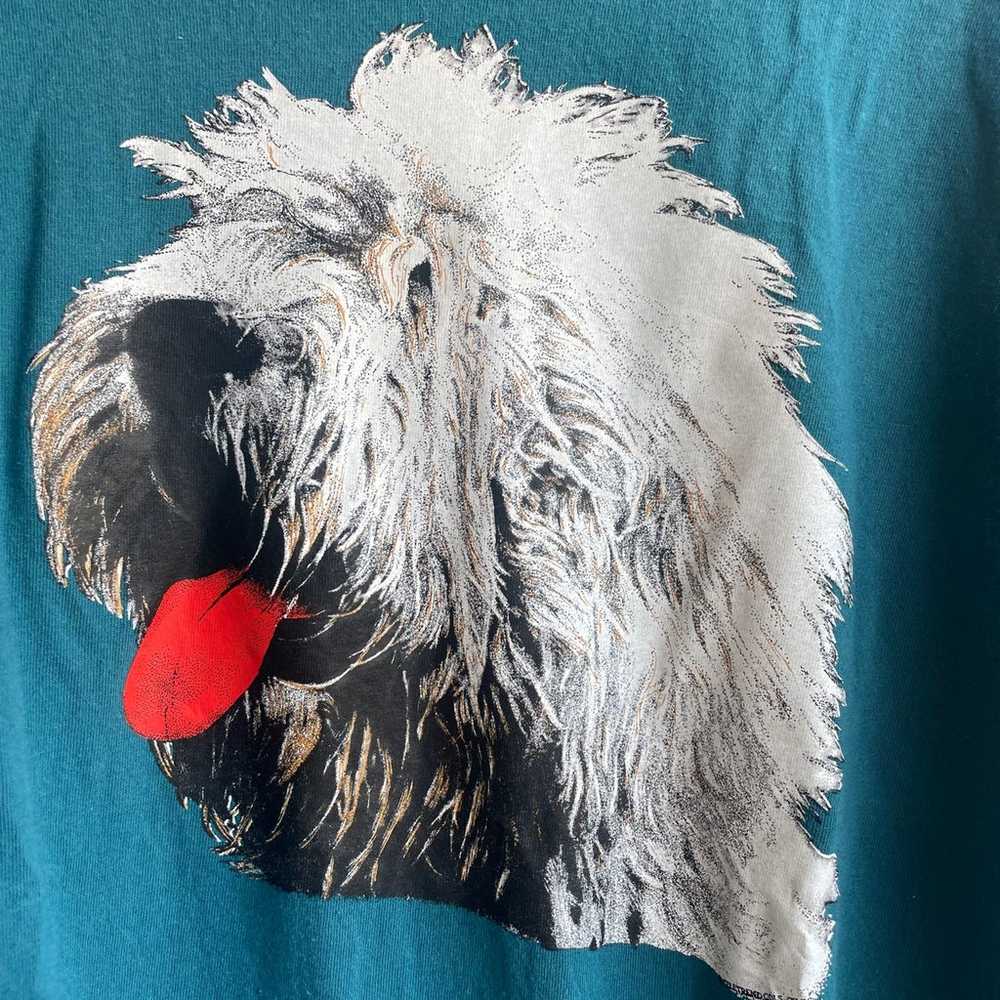 80s Vintage Dog T Shirt - image 3