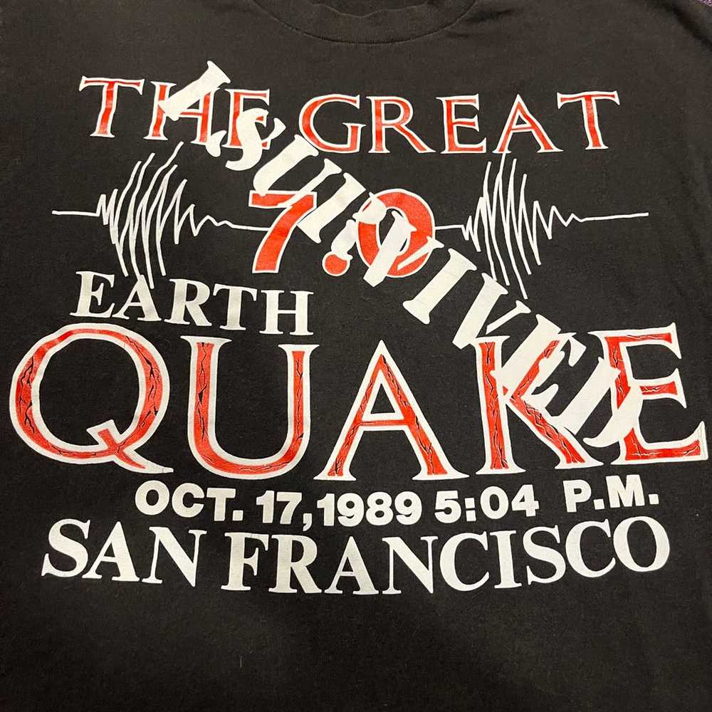 Vintage 80’s San Fransico Earth Quake - image 2