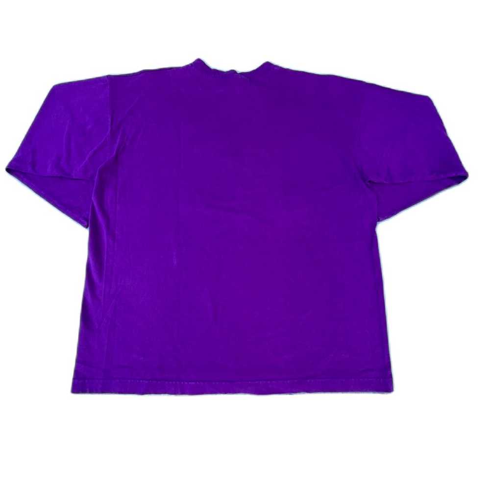 Vintage 90s Native American Purple Long Sleeve T-… - image 2