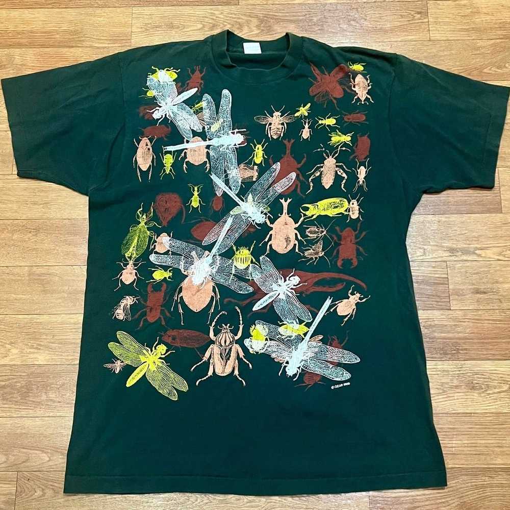 VTG 80s Fruit Of The Loom Insects Shirt Men’s XL - image 1