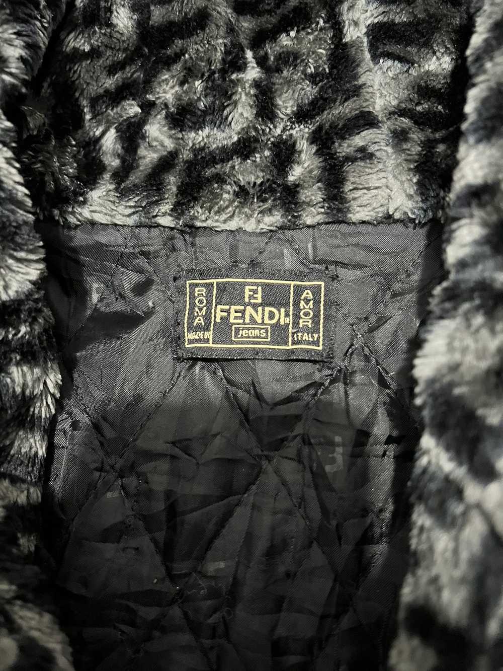 Fendi × Vintage Vintage Fendi Duffle Coat Fur Ico… - image 8