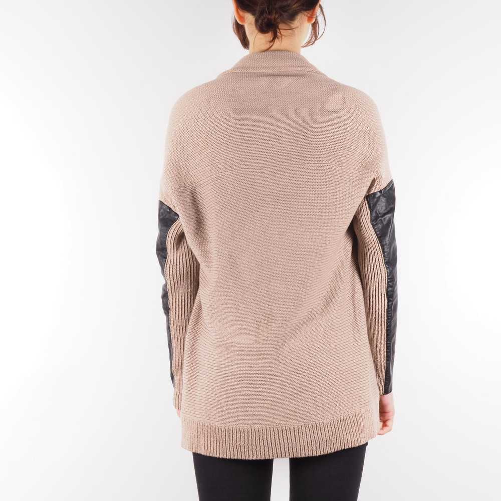 Maje Maje Alane Knit Beige Cardigan Buckle Black … - image 3