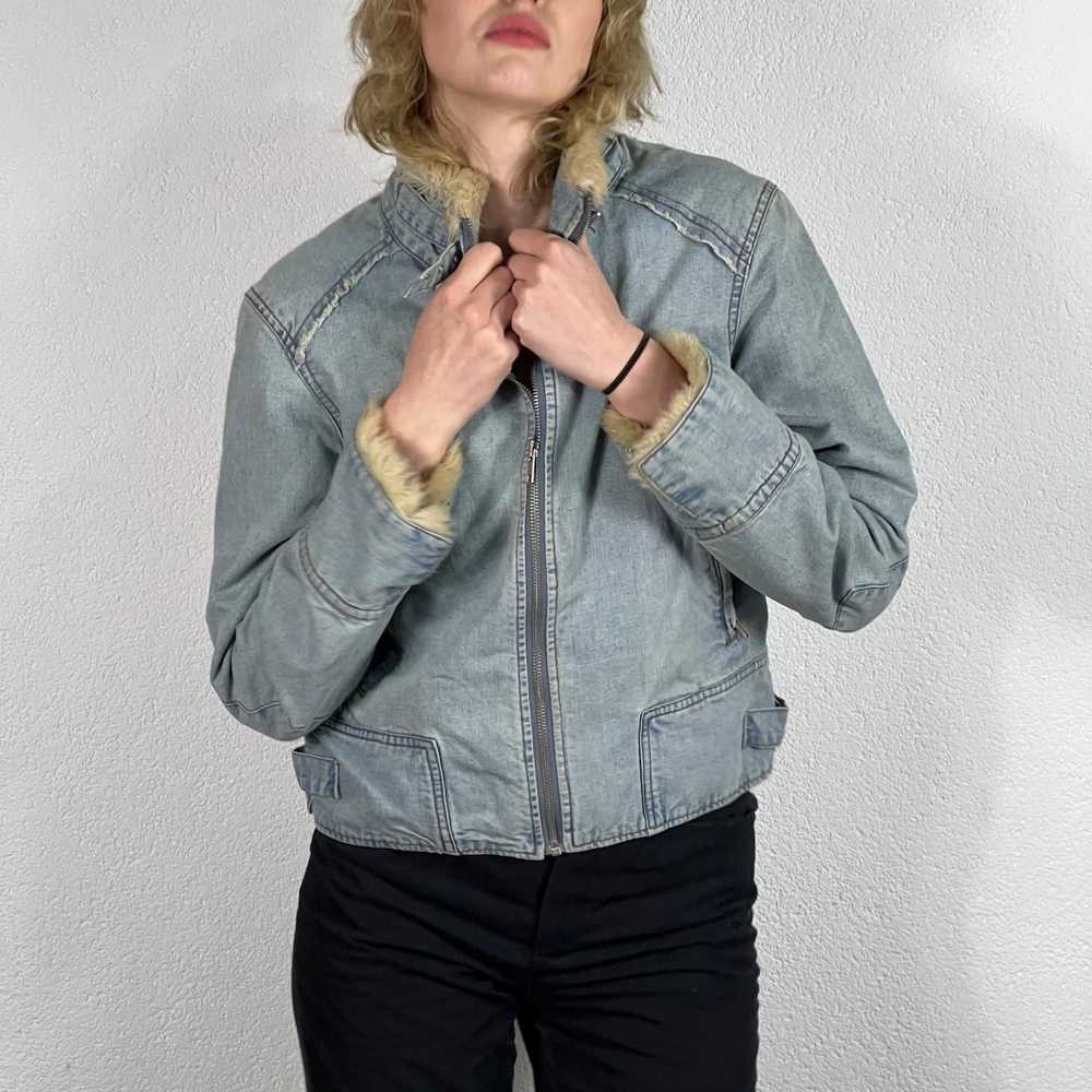 Other × Very Rare × Vintage Baby blue cool jacket… - image 2