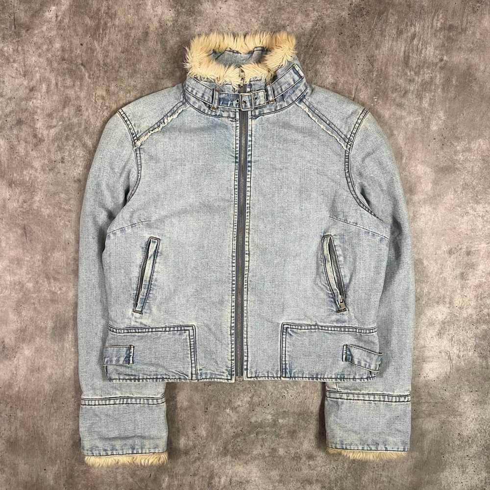 Other × Very Rare × Vintage Baby blue cool jacket… - image 3
