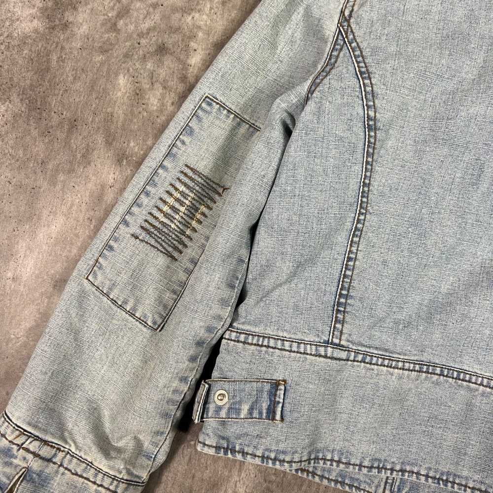 Other × Very Rare × Vintage Baby blue cool jacket… - image 9