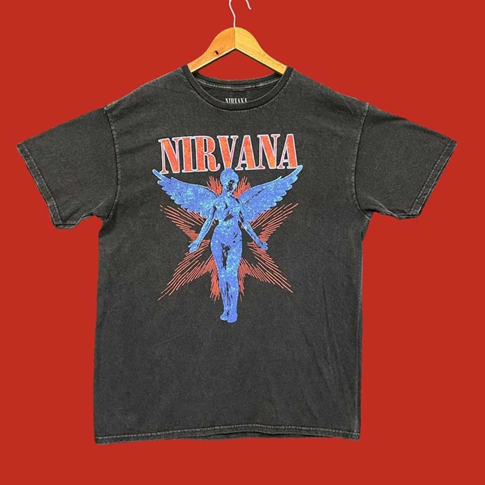 Nirvana In Utero Rock Tshirt size small - image 1