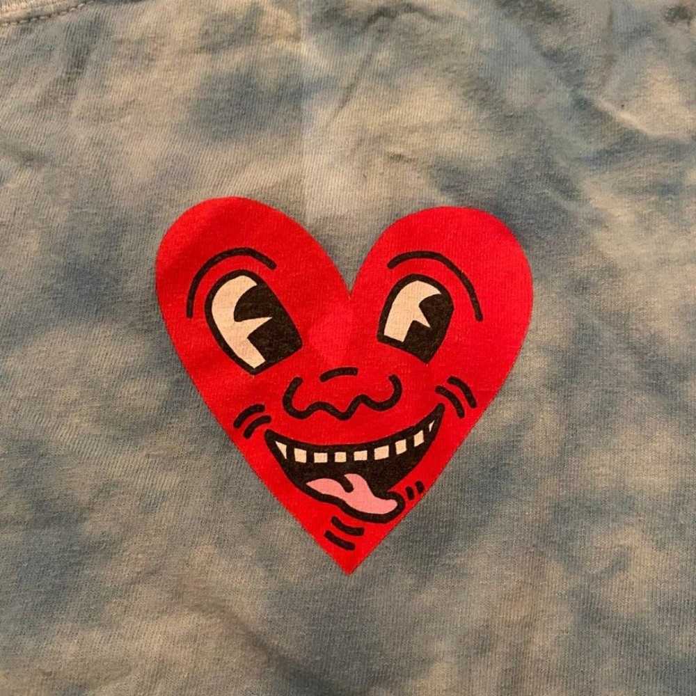 Keith haring heart t-shirt - image 3