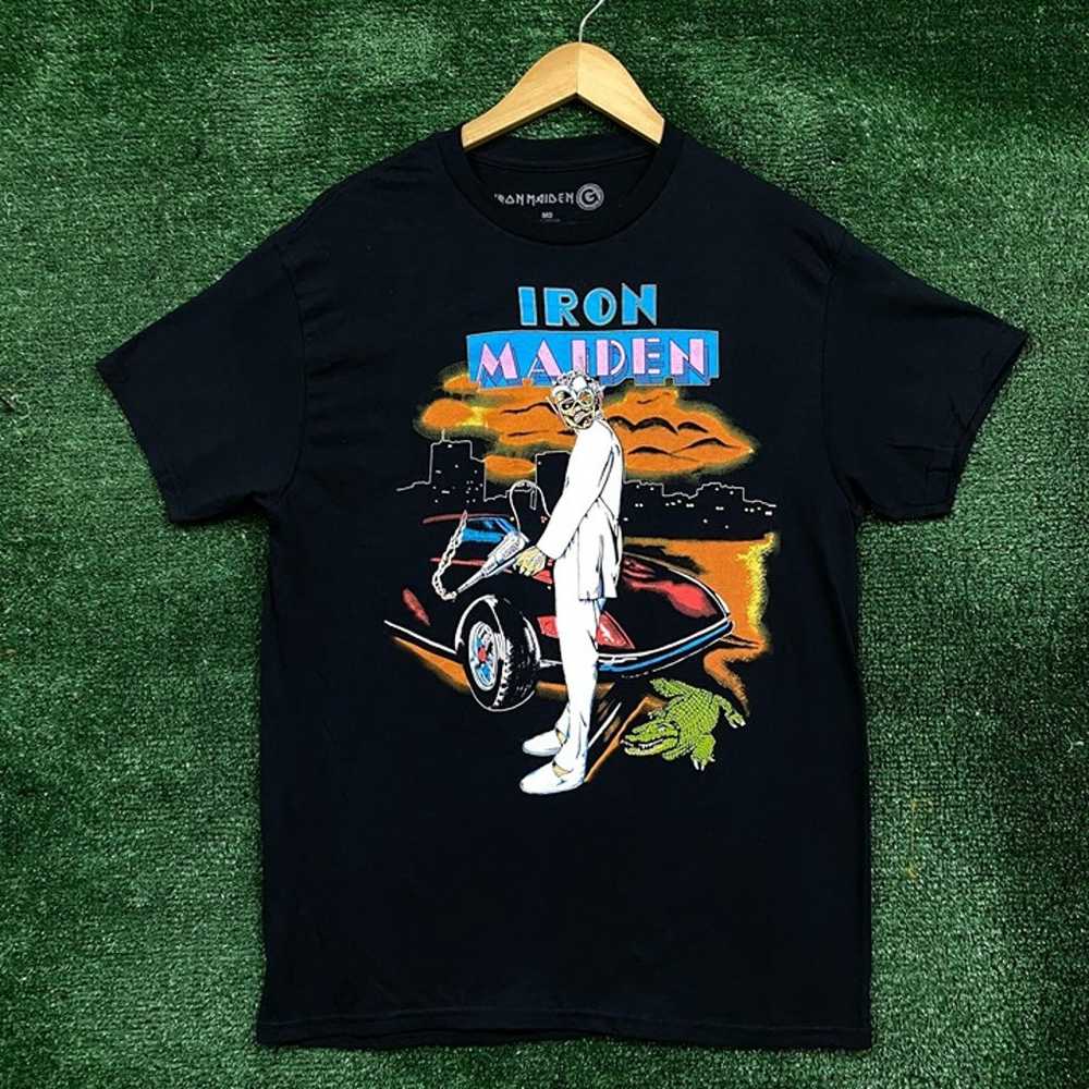 Iron Maiden Vice Is Nice Rock tshirt size medium - image 1