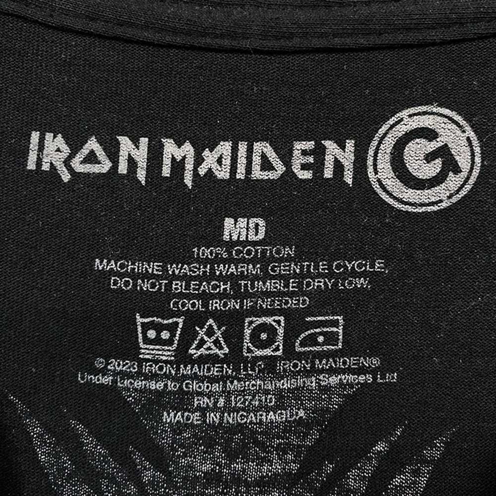 Iron Maiden Vice Is Nice Rock tshirt size medium - image 4