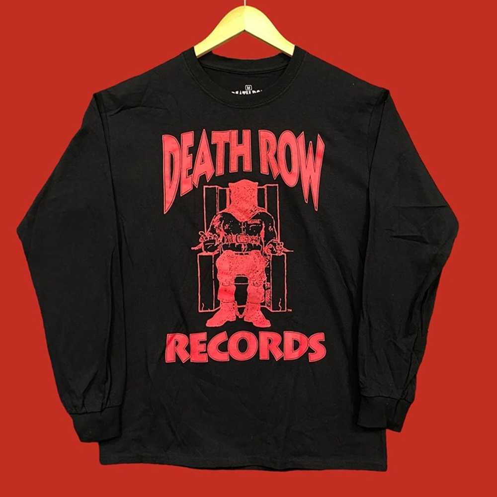 Deathrow Records Electric Chair L/S shirt size me… - image 1