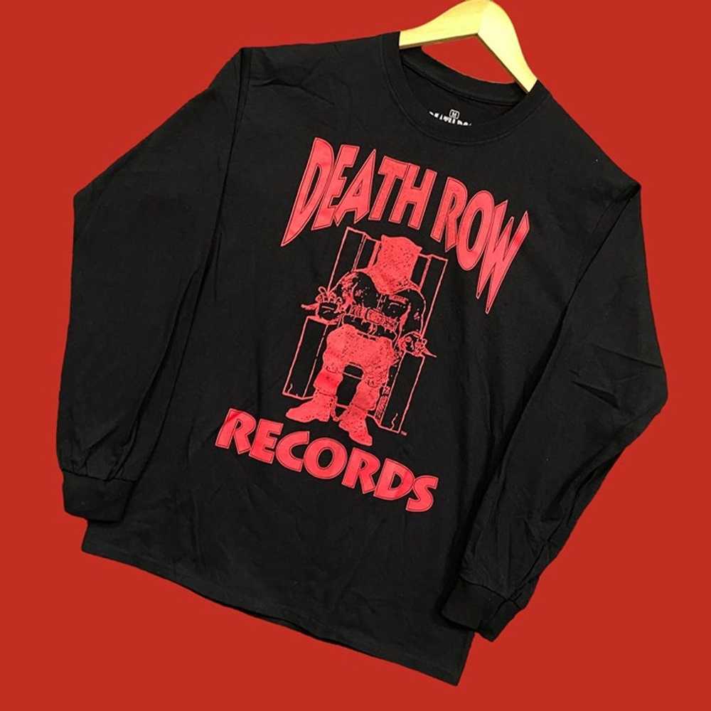 Deathrow Records Electric Chair L/S shirt size me… - image 3