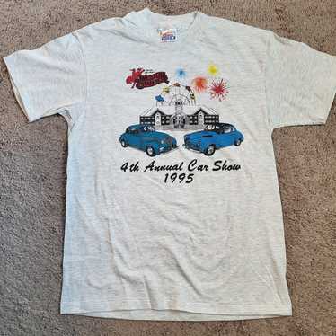 Vintage 1995 car show single stitch shirt - image 1