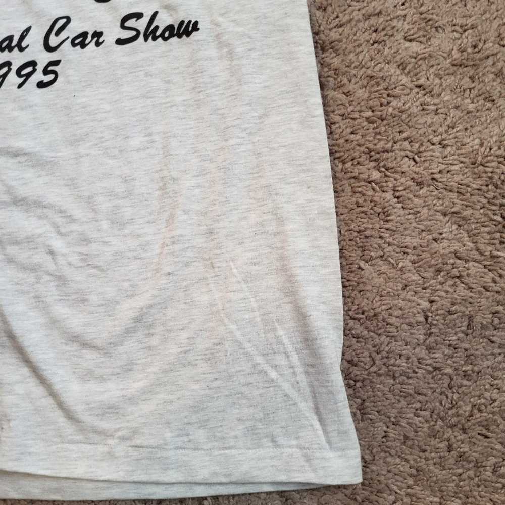 Vintage 1995 car show single stitch shirt - image 5