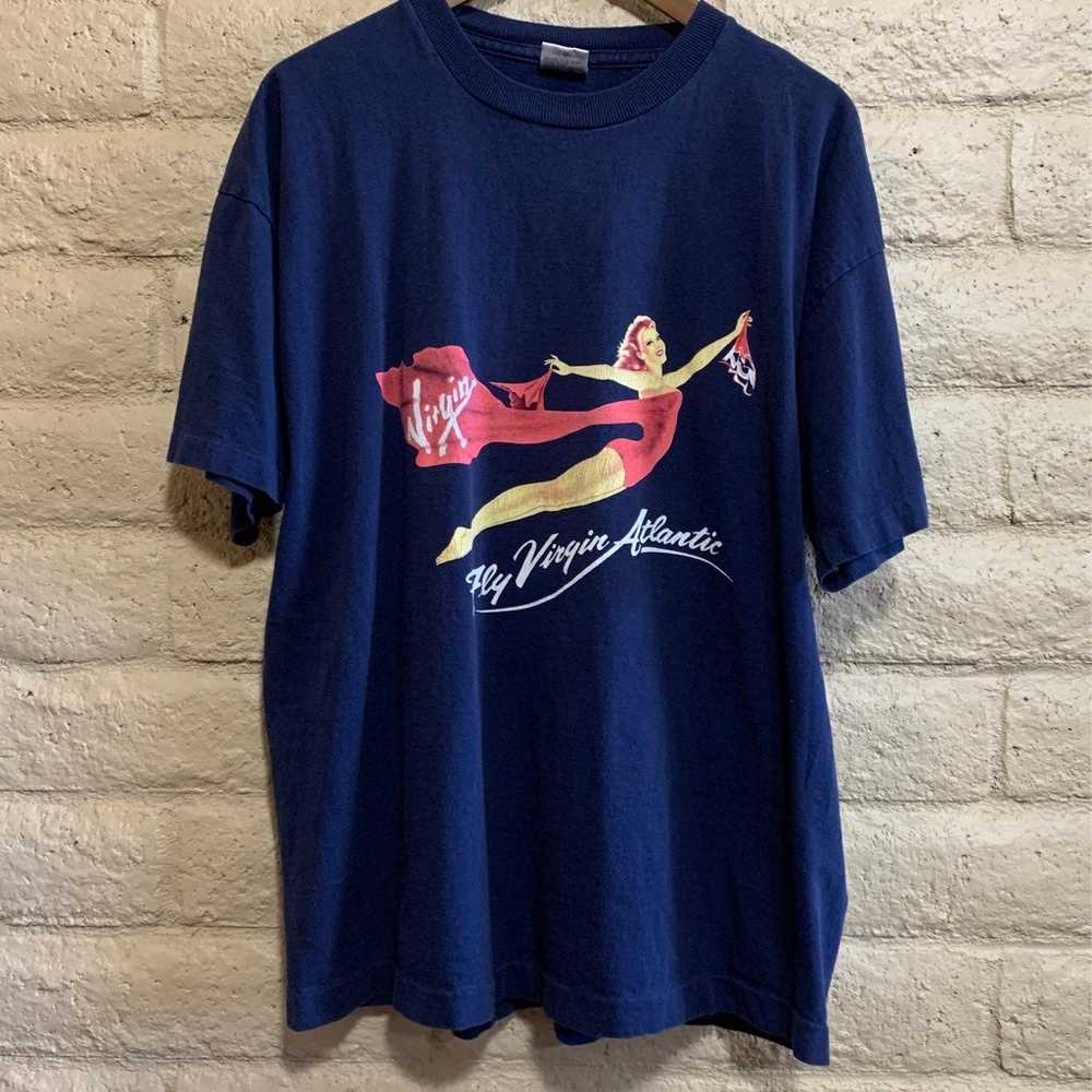 Vintage Princess Diana Virgin atlantic shirt - image 1