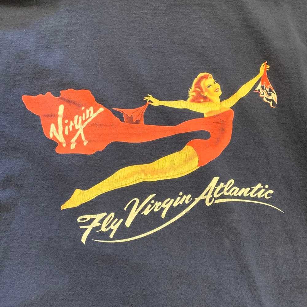 Vintage Princess Diana Virgin atlantic shirt - image 4