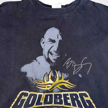 Vintage 1998 WCW Goldberg Wrestling WWF T-Shirt B… - image 1
