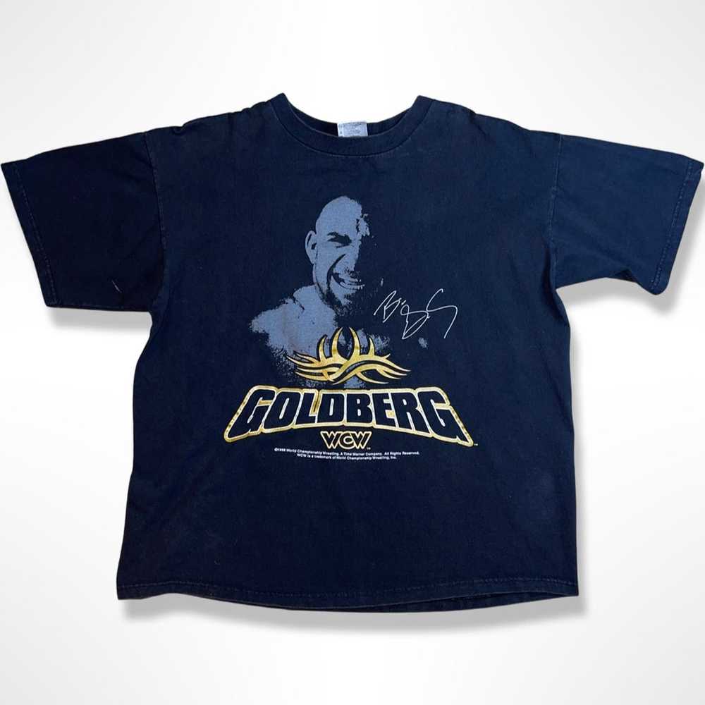 Vintage 1998 WCW Goldberg Wrestling WWF T-Shirt B… - image 2