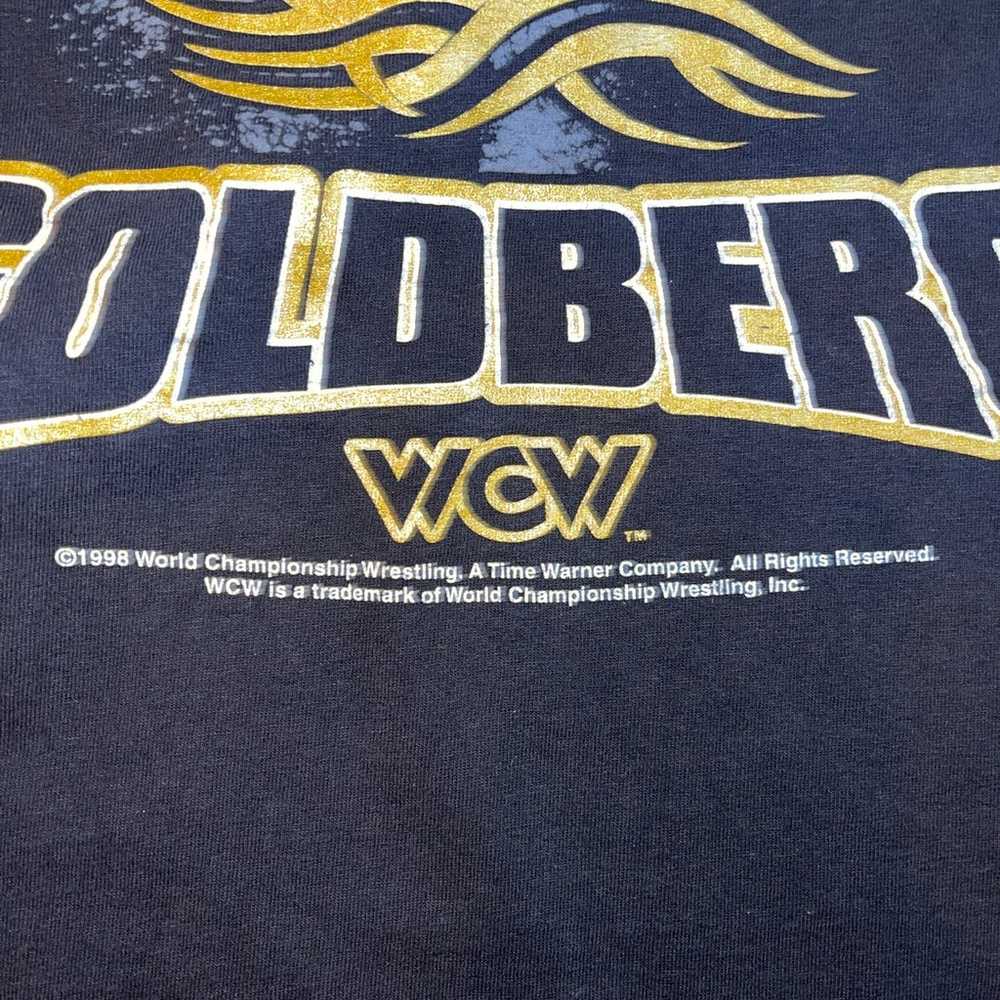 Vintage 1998 WCW Goldberg Wrestling WWF T-Shirt B… - image 6