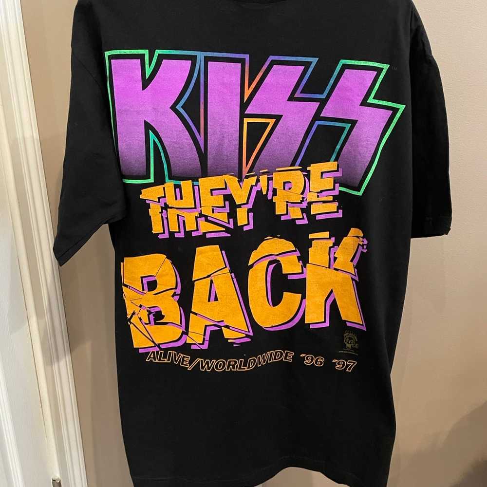 Vintage 1996 Kiss 'They’re Back' Tour Tee. From t… - image 3