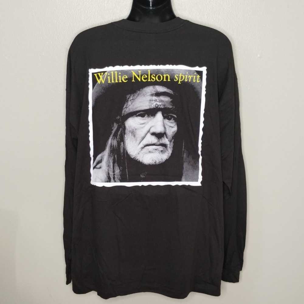 VTG 90s Willie Nelson Mens 3XL Band T-Shirt Singl… - image 1