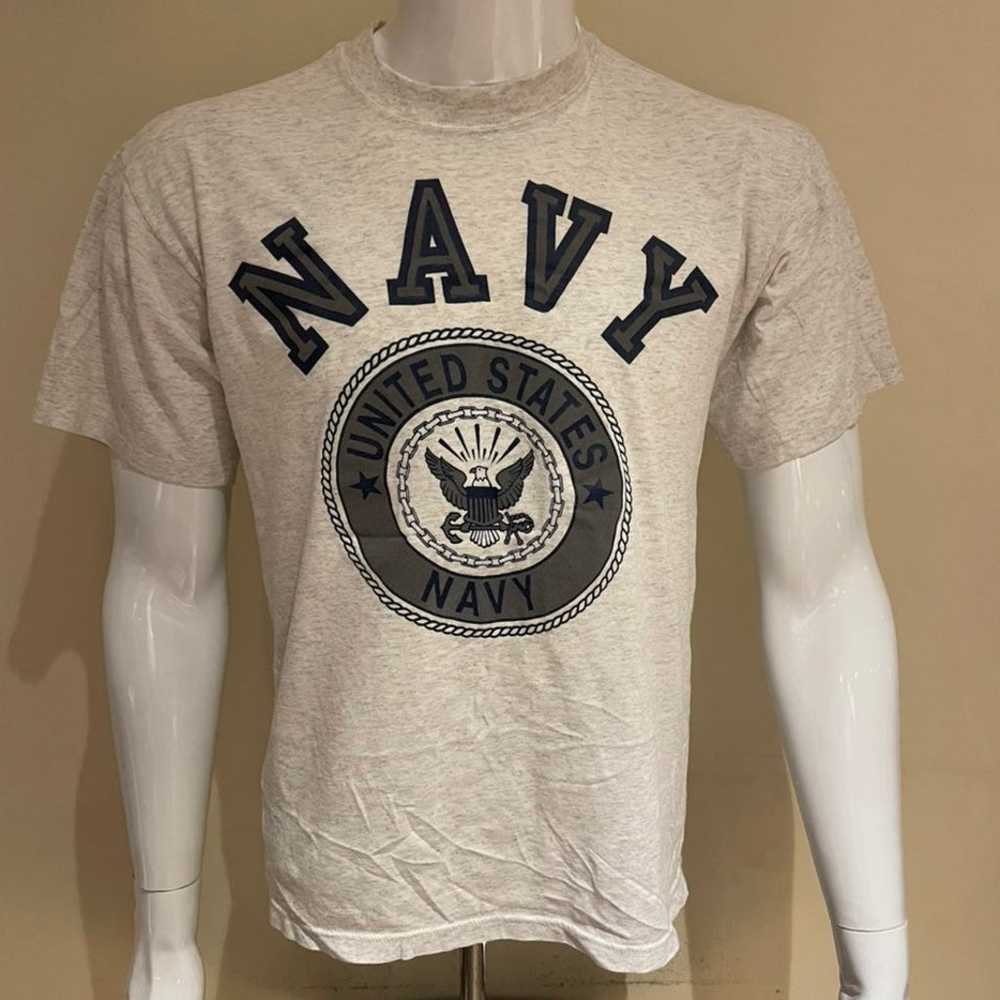 Vintage Soffe 90's Navy LOGO Shirt - image 1