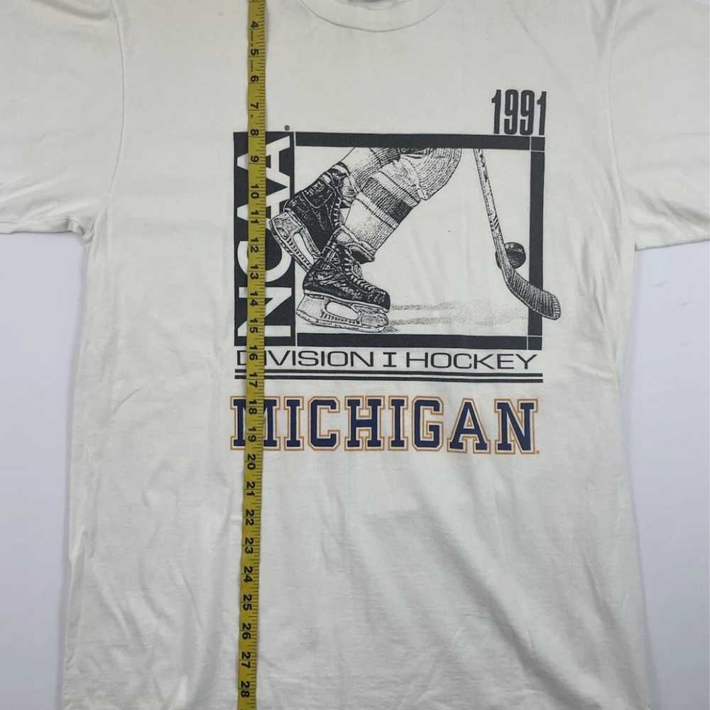 Michigan Wolverines Vintage 1991 Hockey Shirt - image 6