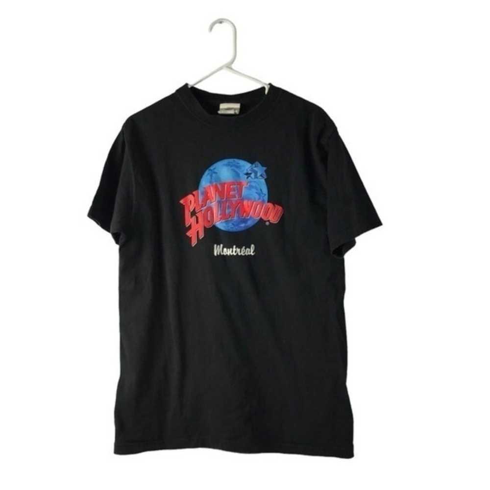 Vintage Planet Hollywood Montreal T-Shirt Size Me… - image 1