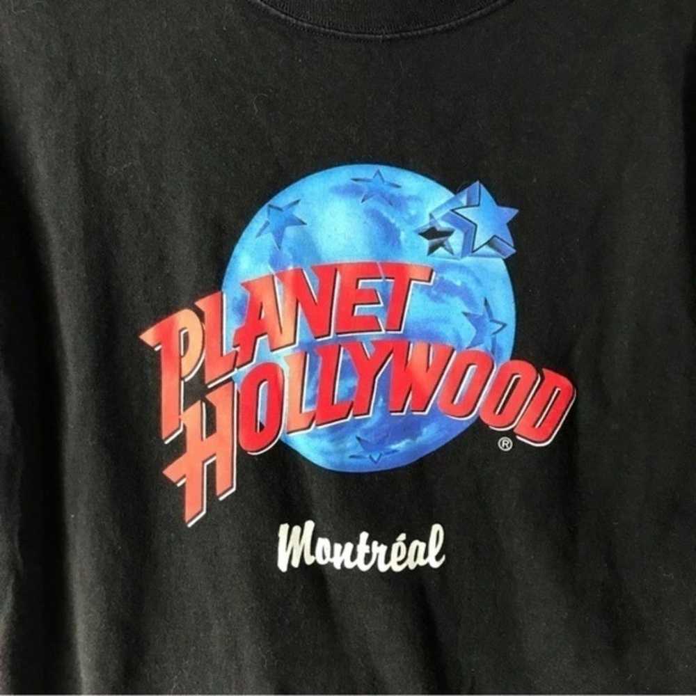 Vintage Planet Hollywood Montreal T-Shirt Size Me… - image 3