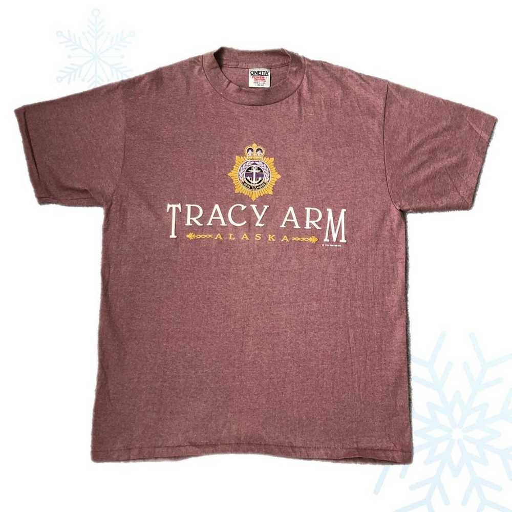 Vintage 1993 Tracy Arm Alaska T-Shirt (L) - image 1