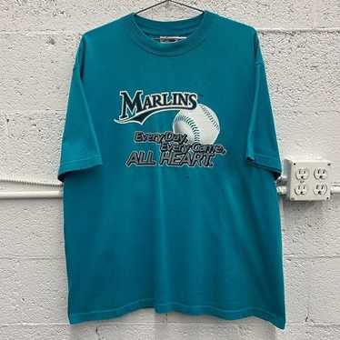 Vintage 90s Florida Marlins Baseball Miami Herald… - image 1
