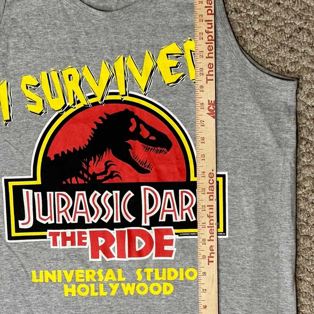 Vintage 1996 Jurassic Park I Survived The Ride Un… - image 7