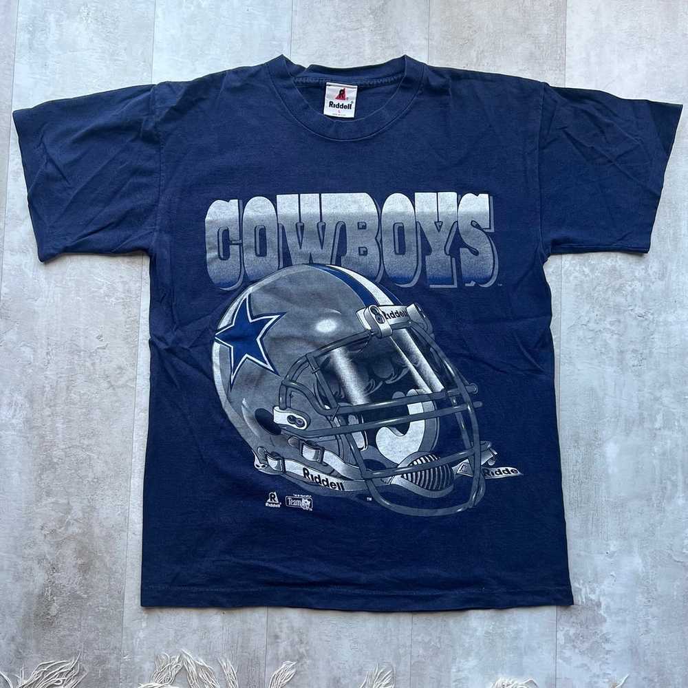 Vintage 1994 single stitch NFL Dallas cowboys siz… - image 1